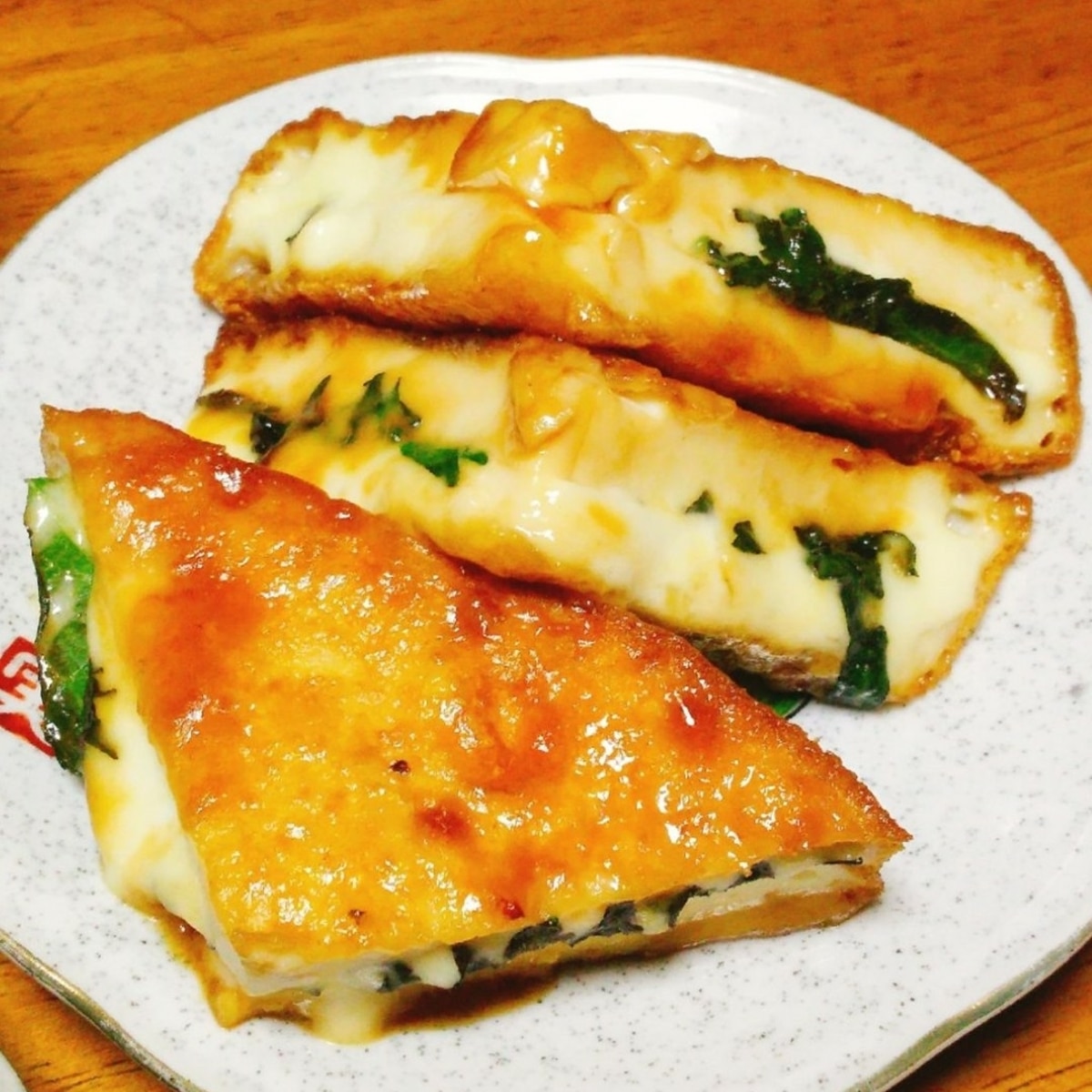 厚揚げの大葉チーズ挟み照り焼き レシピ 作り方 By Kの妻 楽天レシピ 厚揚げの大葉チーズ挟み照り焼き レシピ 作り方 By Kの妻 楽天レシピ